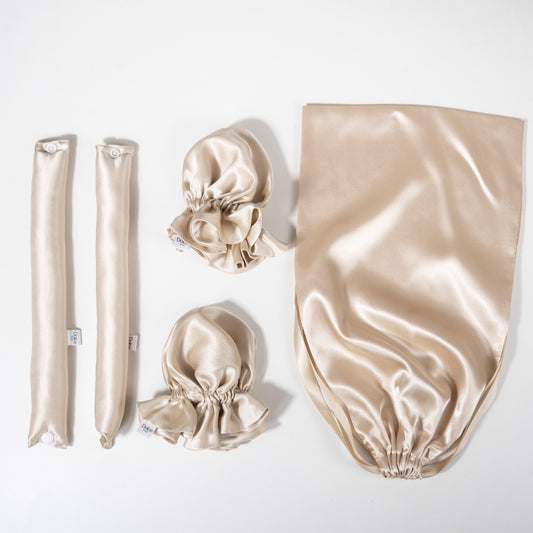 Heatless curling kit